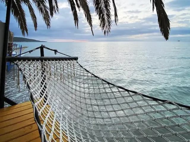 Sunrise à Plage Sidi Ali Mekki, Ghar El Melh, Bizerte, Menu, Locali..